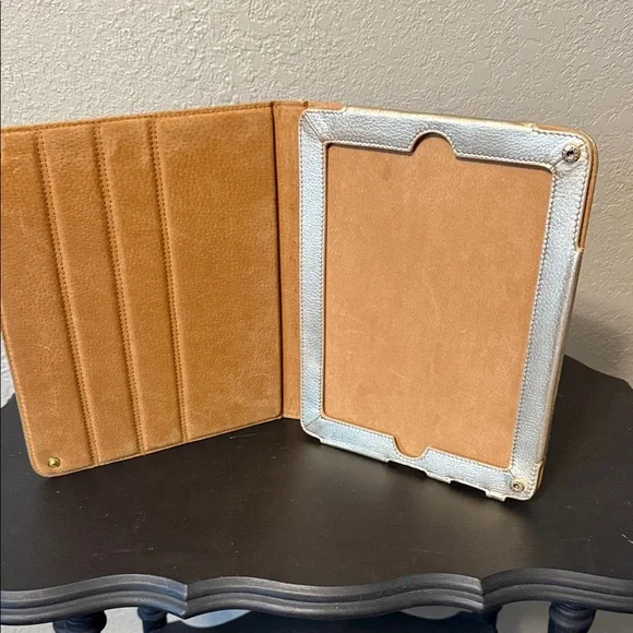 Tory Burch Metallic Gold iPad Sleeve - Picture 5 of 8